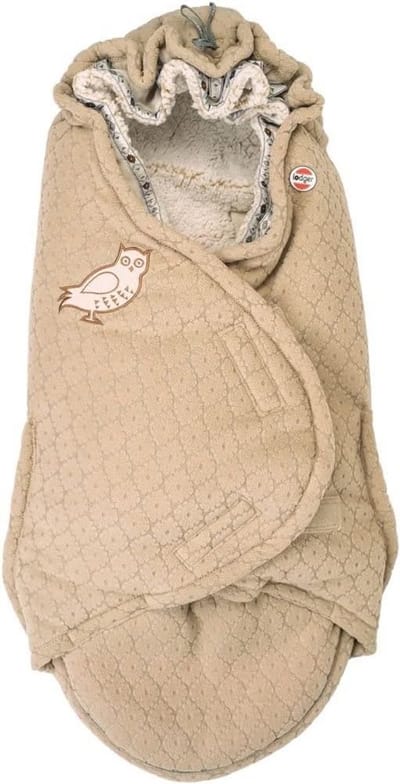 Universele Voetenzak - Babyzak Winter - Baby Warm Houden - Dubbellaags Fleece - 0-36 Maanden - Beige
