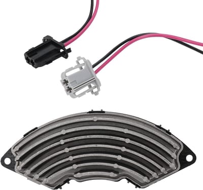 Kachelweerstand Ventilatorregelaar met Stekkers en Kabel voor Diverse Citroen Peugeot Fiat Modellen