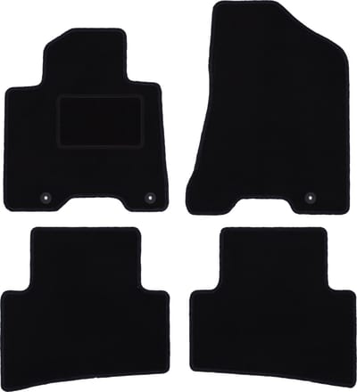Zwarte veloursmatten voor: Hyundai Tucson III SUV (2015-)