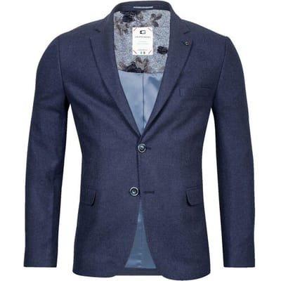 Giordano Colbert Robert Wool Mix Casual Identity Donker Blauw / male