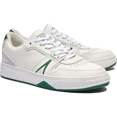 Lacoste L001 - maat 43 - Mannen Sneakers - Wit/Groen