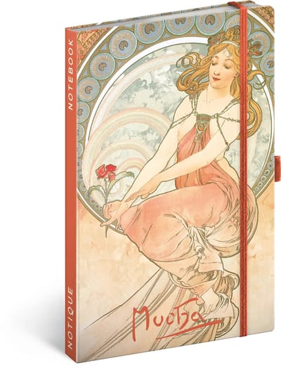 Alphonse Mucha Notitieboek A5 Painting