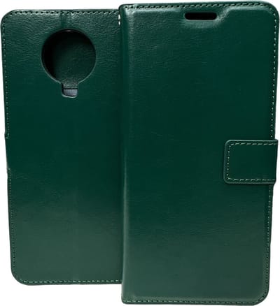 Portemonnee Book Case Hoesje Geschikt voor: Nokia G10 / G20 - Groen