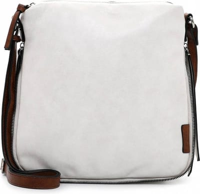 Tamaris Schoudertas Gritt Crossover Bag Ecru / Cognac Wit