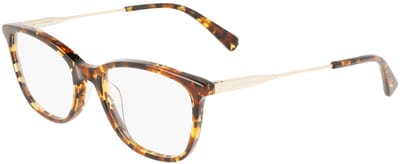 Longchamp LO2683 Dark havana 49/17/140 WOMAN Brilmonturen
