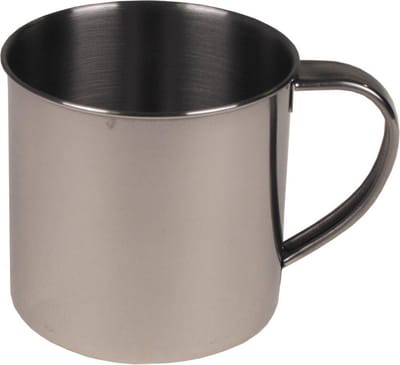 MHF - Mok / Beker -  RVS -  250 ml  - 8 x 7,5 cm - lichtgewicht