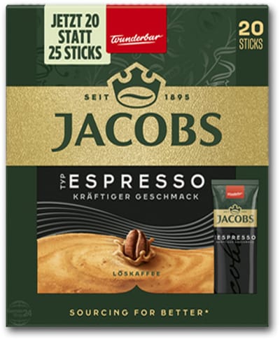 Jacobs Espresso | 6 x 20 Sticks