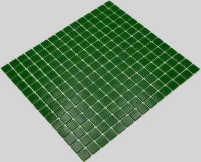 Glasmozaïektegels - Keukenachterwand Tegels - Muur en Vloer - Vorstbestendig Natte Ruimtes - 327x305mm - Donkergroen