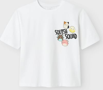 NAME IT - NKFMOMI SQUISH SS RLX TOP BOX BFU - Meisjes - T-shirts