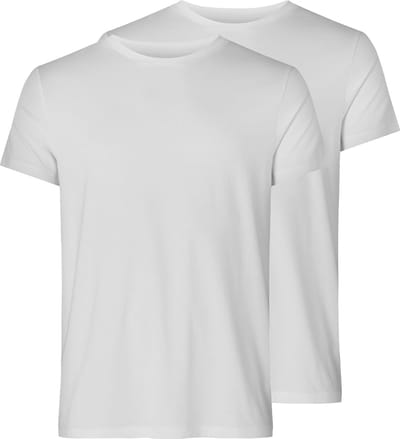 Resteröds Heren onder t-shirts 2 pack Bamboo