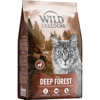Wild Freedom Adult "Deep Forest" met hert - graanvrije receptuur - Nieuw Receptuur: Dubbelpak 2 x 6,5 kg