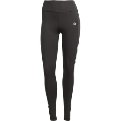 Adidas Performance  Optime 3-stripes Full Length Leggings Bla Größe: XXS | Sport-Leggings Outlet | Damen