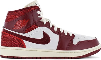 Air Jordan 1 Mid SE - Tiki Leaf - Sneakers Basketbalschoenen Sneakers DZ2820-601 - Maat EU 42