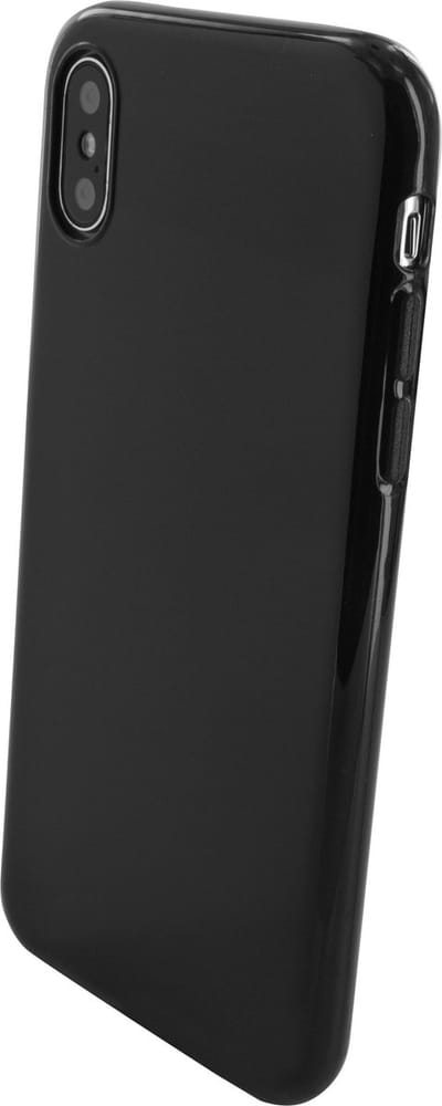 Mobiparts hoesje geschikt voor Apple iPhone X/10 Apple iPhone Xs - Zacht TPU - Schokabsorberend TPU - Grip Coating - Zwart