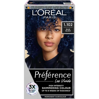 L'Oréal Paris L'Or&eacute;al Paris Pr&eacute;f&eacute;rence Vivid Colours 1.102 Blue Black 1 st