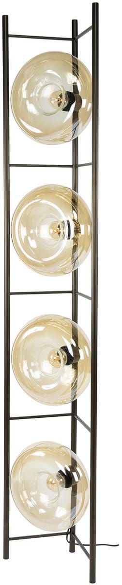Giga Meubel Vloerlamp Soll - Amber - 4-Lichts - 33x20x168cm
