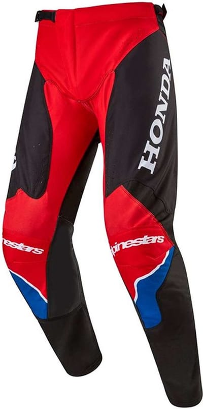 Alpinestars Honda Racer Iconic Broek Helderrood Zwart Wit - Broek