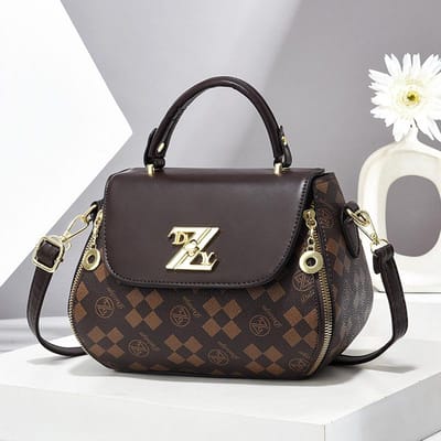 Nieuwe Bedrukte Handtas met Grote Capaciteit  Veelzijdige Koreaanse Stijl Eenvoudige Kleine Vierkante Tas  Trendy Schoudertas  Crossbody Tas . gray