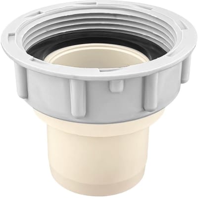 Dailygoods - Afvoerpijp Verbinder 56mm - Kunststof met Stopper en Dichting
