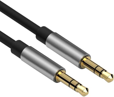 Jack Kabel - 3.5 mm naar 3.5 mm - Male to Male - Universeel - Zwart - 0.5 meter - Allteq