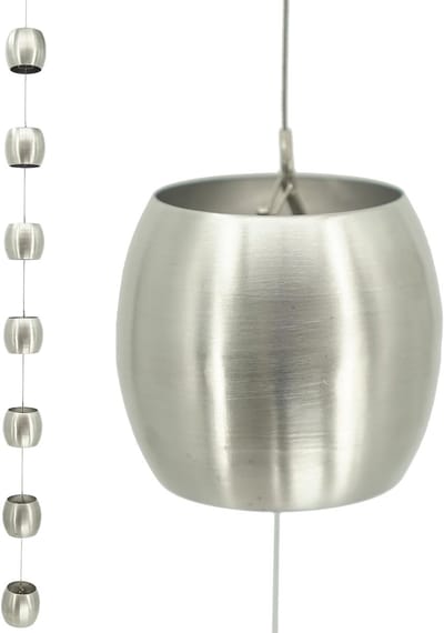 Regenketting Metaal - Decoratieve Afvoer - Water Leiden Tuin - Roestvrij Staal - 3.2-26.2FT - Primair