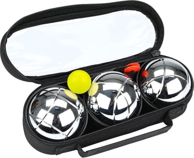 Get & Go Jeu de Boules Set III - 3 Ballen - Chroom