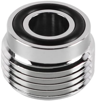 Dailygoods - Kraanadapter - Slangschroefdraadaansluiting - Eenvoudig te installeren - Zilver - Geschikt voor wasmachine en vaatwasser - Praktisch voor...