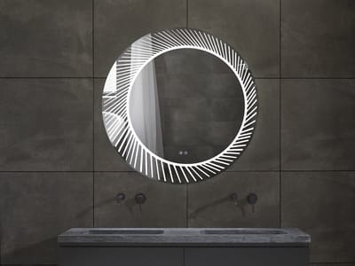 Mawialux LED Badkamerspiegel - Dimbaar - 100cm - Rond - Verwarming - Touchscreen - Imelda