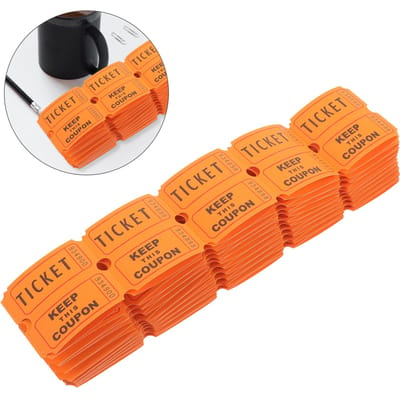 100 Stuks Papieren Loterijtickets Evenemententickets Labels Universele Tickets Tickets Voor Meervoudig Gebruik