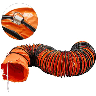 7,6 M/25 Ft Flexibele PVC Slang Voor Afzuigventilator van 250 Mm/10  Diameter