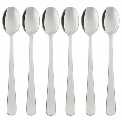 IKEA DRAGON Lepels, Roestvrij Staal, 17 cm, Set van 6