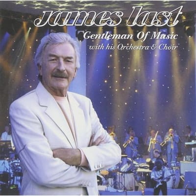 CD JAMES LAST, TIMOTHY POWELL, PAUL BA - Gentleman of Music With His Orchest W2K24275 Rode Inkt, Adelaar 2002 US Pop Gebruikt gray