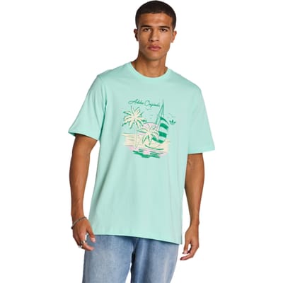Adidas Graphics T-shirts Heren - Groen - Maat L