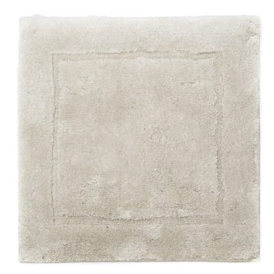 Casilin Toiletmat Vierkant - 60 x 60cm Orlando - Antislip WC Mat - Waterabsorberend - Wasbaar en Sneldrogend - Zachte microvezel - Beige, Zand