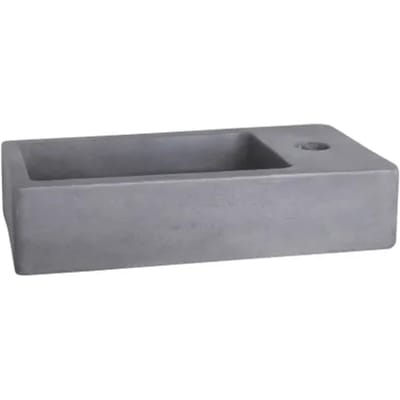 Differnz Toiletfontein Force 40x22x8cm Beton Donkergrijs