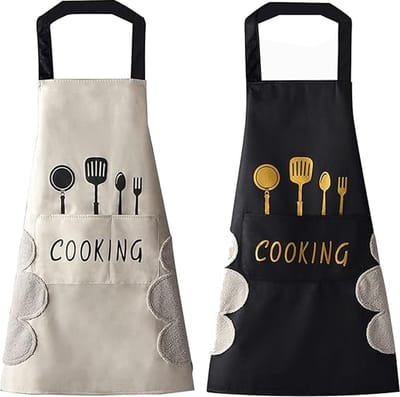 Keukenschorten voor dames en heren Professioneel Kookschort voor Dames en Heren Horeca Sloof , Waterdicht en oliebestendig afveegschort voor dames en heren,Simpel verstelbaar , Pottenbakken Schort , Verfschort - Barbecueschorten