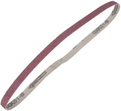 Dailygoods- Schuurband Aluminiumoxide - 10 Stks - 9x533 mm - Schuurpapier Set - Hoge Slijpefficiëntie - Geschikt voor Bandmachines - Uitstekend Oppervlakteschuureffect