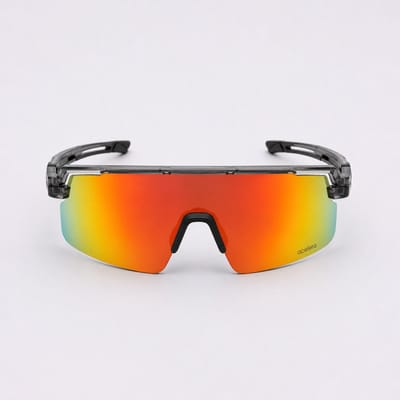 Acelera Intermediate Fietsbril - Gepolariseerde fietsbril met verwisselbare lens - Fiets zonnebril - Wielrenbril - Unisex - Grijs