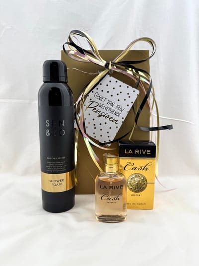 Pensioen •Cadeaupakket Dames• Sen&Zo Gold - Cadeau voor Vrouwen - Perfect Gifts