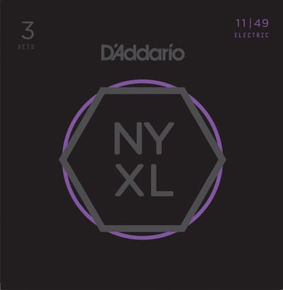 D'Addario NYXL1149-3P Elektrische Gitaarsnaren (11-49) Medium 3-Pack