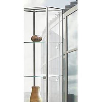 LED-verlichtingsset voor vitrines, 3-spot, vermogen 3 x 5 W, 3 x 350 lm, 2700 K, in hoogte verstelbaar, met kunststof rail & bevestigingsmateriaal