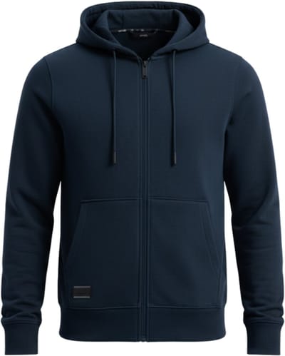 OMBRE Sweater - Regular Fit - Katoen - Lange Mouw Marine S