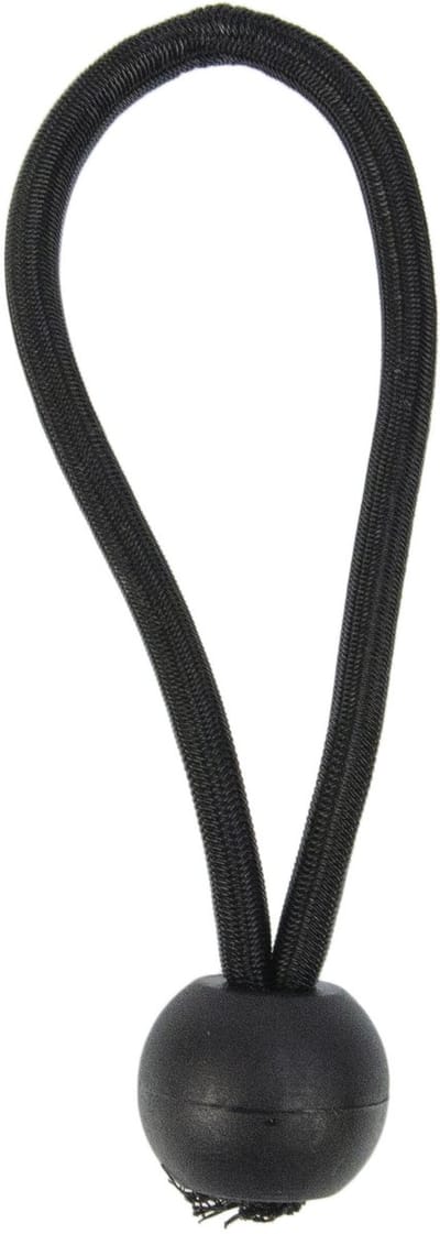 Spanner elastiek bal 10cm zwart 10 stuks