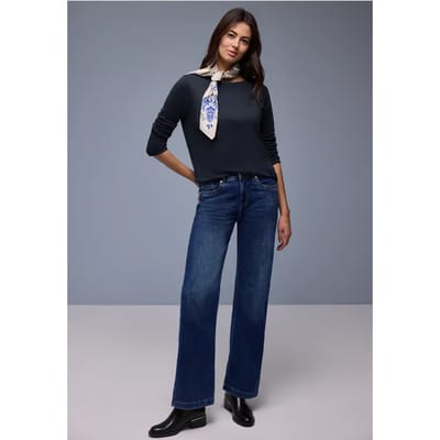 Shirt in effen kleur