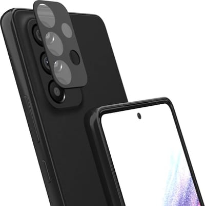Camera Lens Glass Protector - beschermer Geschikt voor: Samsung Galaxy A53 A536 5G - Zwart