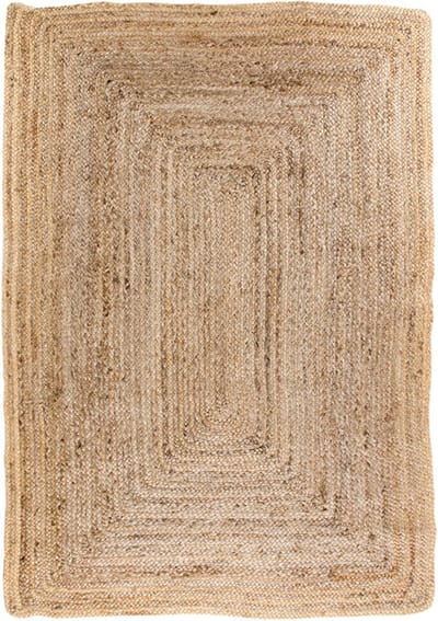 Artichok Milou Rechthoekig Vloerkleed - Jute - Gevlochten - Kleed voor Woonkamer en Slaapkamer - Boho - Scandinavisch - Naturel - 240 x 180 cm