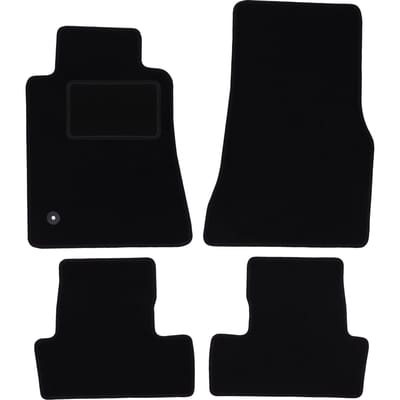 Zwarte veloursmatten voor: Ford Mustang MK5 coupé (2004-2014)