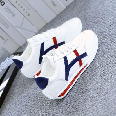 Sportschoenen Studenten Koreaanse Versie van Lichtgewicht Hardloopschoenen Ademende Koppelschoenen 40