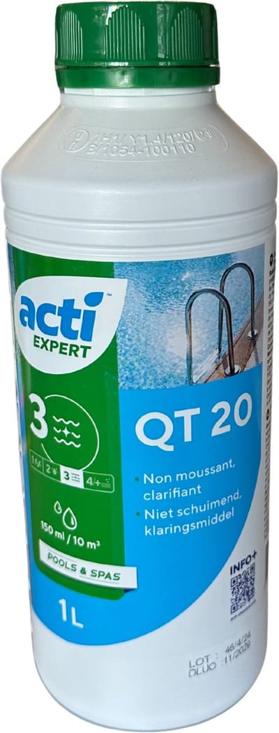 Acti Algenbestrijding 1L - Anti Alg Zwembad - Algen Zwembad - Anti Groen Zwembad - Algenbestrijding - Algen Zwembad - Anti Groen Zwembad