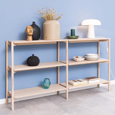 Giga Living Boekenkast Ronna - Wit - 169x30x88,4cm